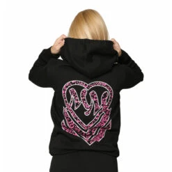 Women's Hoodie METAL MULISHA - LONELY HEART -Fashionable street clothing ldynulp12