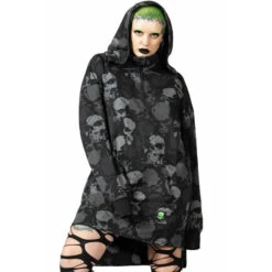 Hoodie Unisex KILLSTAR - Tzompantli Oversized - Black