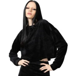 Women's Sweatshirt KILLSTAR - Lulluspider - Black