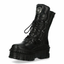 Shoes NEW ROCK - CRUST NEGRO, CRUST NEGRO, TOWER -Fashionable street clothing m wall373 s10