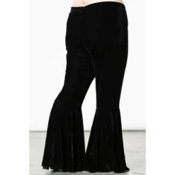 Women's Trousers KILLSTAR - Marisol - Black -Fashionable street clothing marisol velvet bell bottoms w d005
