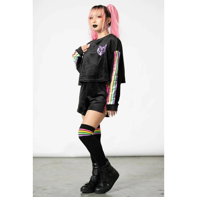 Unisex Sweatshirt KILLSTAR - Mellow Velour - Black 4 Unisex Sweatshirt KILLSTAR - Mellow Velour - Black - Image 2