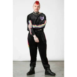 Unisex Sweatshirt KILLSTAR - Mellow Velour - Black 11 Unisex Sweatshirt KILLSTAR - Mellow Velour - Black -Fashionable street clothing mellow velour sweater w c003