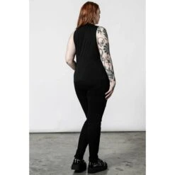 Unisex Tank Top KILLSTAR - Morning Muscle - Black -Fashionable street clothing morning muscle vest b x1604