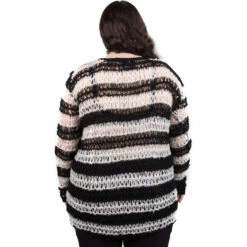 Women's Jumper KILLSTAR - Never Trust The Living - Faux-Mohair -Fashionable street clothing never trust the living mohair knit b002