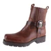 Boots NEW ROCK - ALASKA CUERO, MOTORCYCLE MARRON -Fashionable street clothing new1 001 p