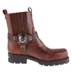 Boots NEW ROCK - ALASKA CUERO, MOTORCYCLE MARRON -Fashionable street clothing new1 003 p