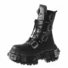 Boots NEW ROCK - TANK CASCO NEGRO - POWER ACERO -Fashionable street clothing new rock 001