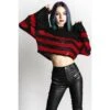 Women's Sweater KILLSTAR - Nightmare Knit - Black / Blood