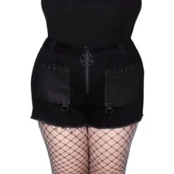 Women's Shorts KILLSTAR - No Excuses - BLACK -Fashionable street clothing no excuses shorts b002