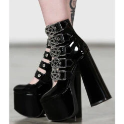 Women's Shoes KILLSTAR - Virgin Platform - Black -Fashionable street clothing panic platform shoes 3hqwvbep