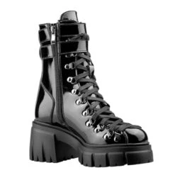 Women's Boots ALTERCORE - Chloe II Vegan - Black Patent -Fashionable street clothing pol pl botki damskie altercore czarne chloe ii vegan black patent 208872 15