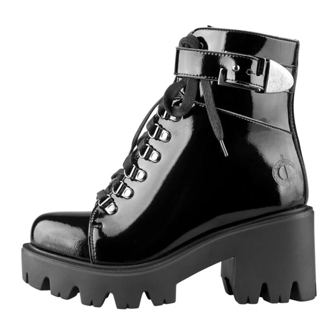 Women's Boots ALTERCORE - Enid Vegan - Black Patent - Image 2