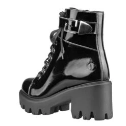 Women's Boots ALTERCORE - Enid Vegan - Black Patent -Fashionable street clothing pol pl botki damskie altercore czarne enid vegaat 208862 12