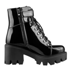 Women's Boots ALTERCORE - Enid Vegan - Black Patent -Fashionable street clothing pol pl botki damskie altercore czarne enid vegaat 208862 14