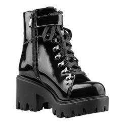 Women's Boots ALTERCORE - Enid Vegan - Black Patent -Fashionable street clothing pol pl botki damskie altercore czarne enid vegaat 208862 15