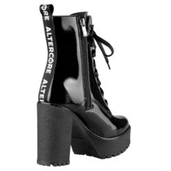 Women's Boots ALTERCORE - Ivy Vegan - Black Patent -Fashionable street clothing pol pl botki damskie altercore czarne ivy vegan black patent 208645 15