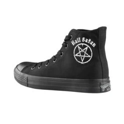 High Sneakers Unisex Hail Satan - AMENOMEN -Fashionable street clothing pol pl trampki AMENOMEN HAIL SATAN 12