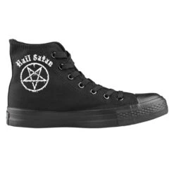 High Sneakers Unisex Hail Satan - AMENOMEN -Fashionable street clothing pol pl trampki AMENOMEN HAIL SATAN 9