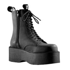 Women's Boots ALTERCORE - Auren - Vegan Nubuck - Black -Fashionable street clothing pol pl trzewiki damskie altercore czarne auren vegan nubuck black 209323 11