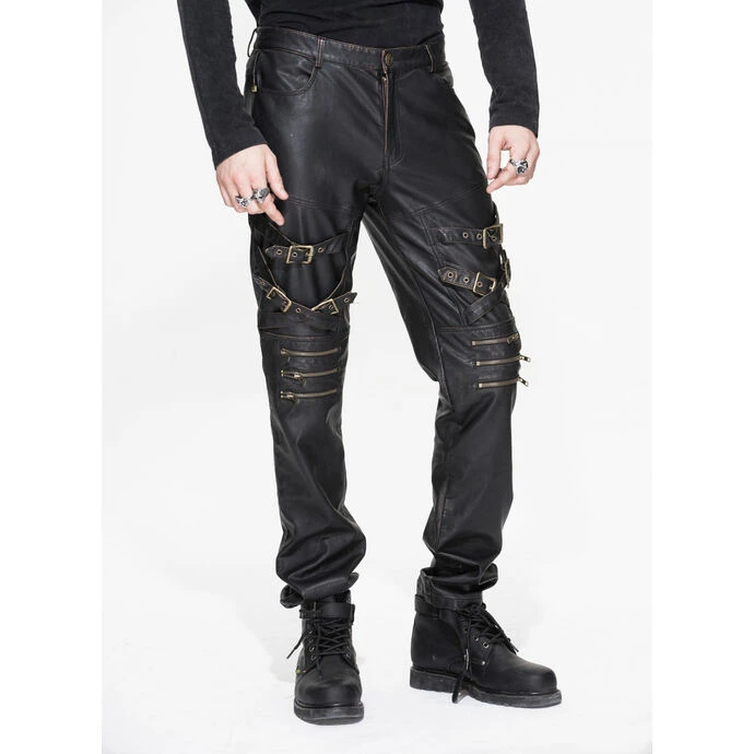 Men's Trousers DEVIL FASHION - Alienist Punk Trousers With Zippers And Loops 5 Men's Trousers DEVIL FASHION - Alienist Punk Trousers With Zippers And Loops - Image 3