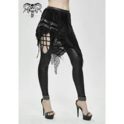 Women's Trousers (leggings) DEVIL FASHION - Back To Black Gothic -Fashionable street clothing pt108 4