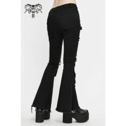 Women's Trousers DEVIL FASHION - Zeitgeist - Distressed Punk -Fashionable street clothing pt122 7