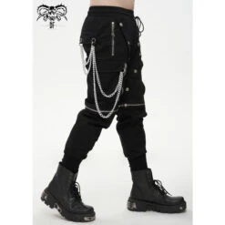 Men's Trousers DEVIL FASHION - Gabriel Punk Studded -Fashionable street clothing pt172 6