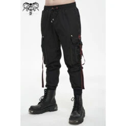 Men's Trousers DEVIL FASHION - Parasite Ego Punk Cargo 9 Men's Trousers DEVIL FASHION - Parasite Ego Punk Cargo -Fashionable street clothing pt176 2