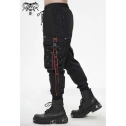 Men's Trousers DEVIL FASHION - Parasite Ego Punk Cargo 11 Men's Trousers DEVIL FASHION - Parasite Ego Punk Cargo -Fashionable street clothing pt176 4