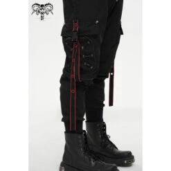 Men's Trousers DEVIL FASHION - Parasite Ego Punk Cargo 12 Men's Trousers DEVIL FASHION - Parasite Ego Punk Cargo -Fashionable street clothing pt176 5