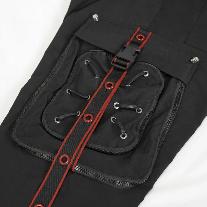 Men's Trousers DEVIL FASHION - Parasite Ego Punk Cargo 8 Men's Trousers DEVIL FASHION - Parasite Ego Punk Cargo - Image 6