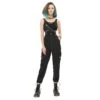 Women's Trousers DEVIL FASHION - Diablo Daily Half Suspenders Women's Overalls -Fashionable street clothing pt182 000