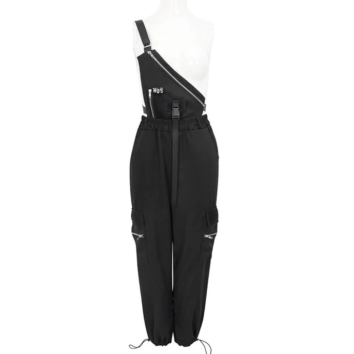 Women's Trousers DEVIL FASHION - Diablo Daily Half Suspenders Women's Overalls 8 Women's Trousers DEVIL FASHION - Diablo Daily Half Suspenders Women's Overalls - Image 6