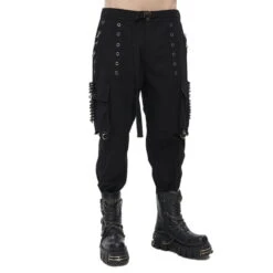 Men's Trousers DEVIL FASHION - Angry Inch Punk Studded