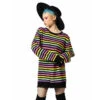 Unisex Sweater KILLSTAR - Rainbow Warrior Knit -Fashionable street clothing rainbow warrior knit sweater w d000