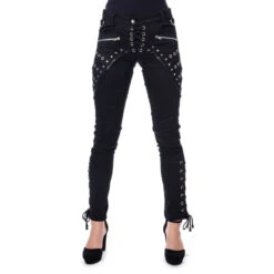 Women's Trousers Chemical Black - RAZIA - BLACK
