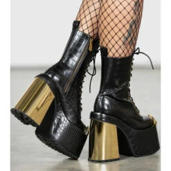 Women's Shoes KILLSTAR - Repetition - Black -Fashionable street clothing repetilia boots 5slcc