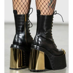 Women's Shoes KILLSTAR - Repetition - Black -Fashionable street clothing repetilia boots 6slcc