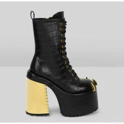 Women's Shoes KILLSTAR - Repetition - Black -Fashionable street clothing repetilia boots 8slcc