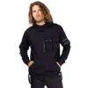 Men's Hoodie POIZEN INDUSTRIES - REZNOR - BLACK -Fashionable street clothing reznor hood mens black poizen industries 1