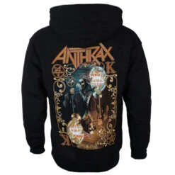 Men's Sweatshirt Anthrax - Evil Twin - ROCK OFF 5 Men's Sweatshirt Anthrax - Evil Twin - ROCK OFF -Fashionable street clothing rf004