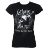 T-shirt Metal Women's Slayer - Dagger Skull - ROCK OFF 2 T-shirt Metal Women's Slayer - Dagger Skull - ROCK OFF -Fashionable street clothing rf 049