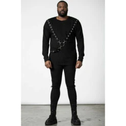 Unisex Sweatshirt KILLSTAR - Ruckus - Black -Fashionable street clothing ruckus long sleeve top mens b004