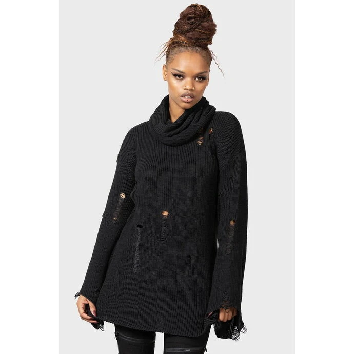 Sweater Unisex KILLSTAR - Codex High-Neck - Black 7 Sweater Unisex KILLSTAR - Codex High-Neck - Black - Image 5