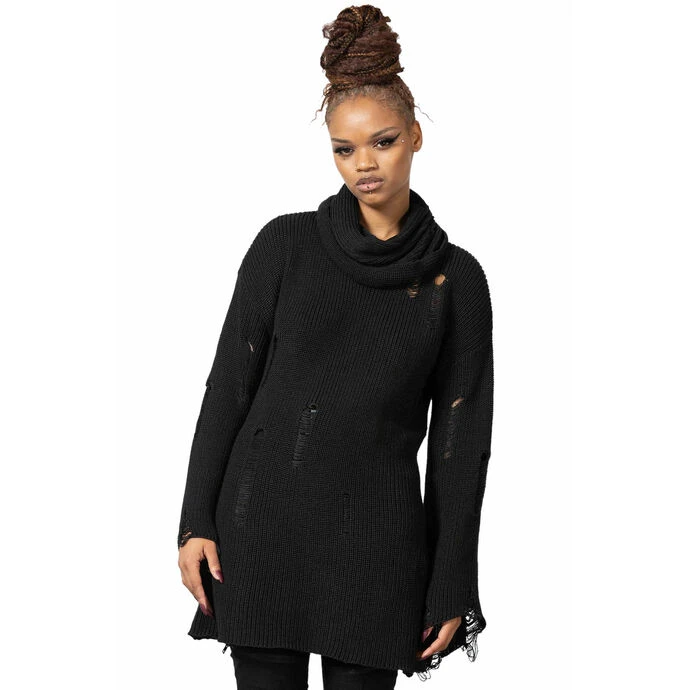 Sweater Unisex KILLSTAR - Codex High-Neck - Black 3 Sweater Unisex KILLSTAR - Codex High-Neck - Black