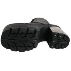 Women's Shoes NEW ROCK - ITALI BLACK, ITALIAN BLACK, RIBETE BLACK -Fashionable street clothing sa1 007 p