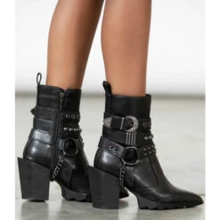 Women's Boots KILLSTAR - Onyx - Black 10 Women's Boots KILLSTAR - Onyx - Black -Fashionable street clothing sas012