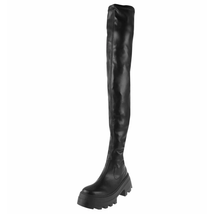 Women's Thigh High Boots ALTERCORE - Calla - Black 4 Women's Thigh High Boots ALTERCORE - Calla - Black - Image 2