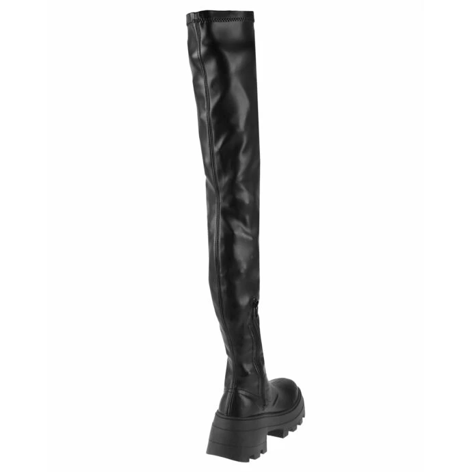 Women's Thigh High Boots ALTERCORE - Calla - Black 8 Women's Thigh High Boots ALTERCORE - Calla - Black - Image 6